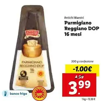 Lidl Antichi Maestri - Parmigiano Reggiano Bio offerta