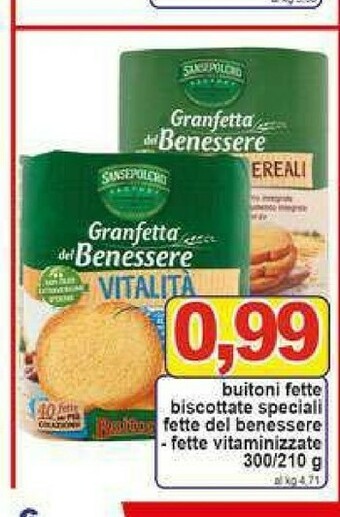 Gros Buitoni Fette biscottate offerta