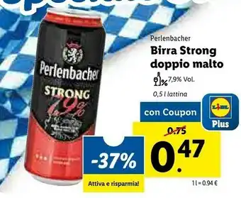 Lidl Perlenbacher Birra offerta