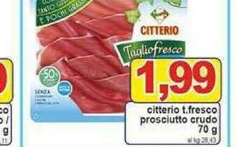 Gros Citterio Prosciutto crudo offerta
