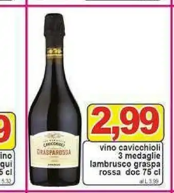 Gros Cavicchioli Lambrusco offerta