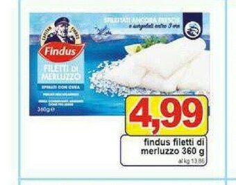 Gros Findus Filetti di merluzzo offerta
