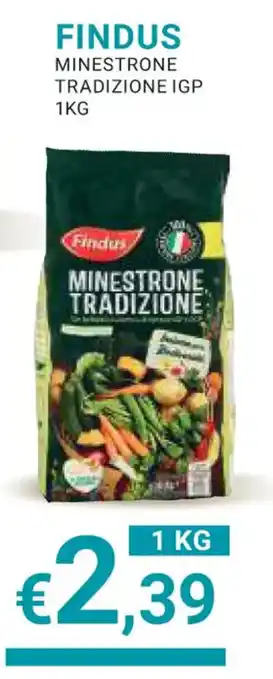 Eté FINDUS MINESTRONE TRADIZIONE IGP 1KG offerta