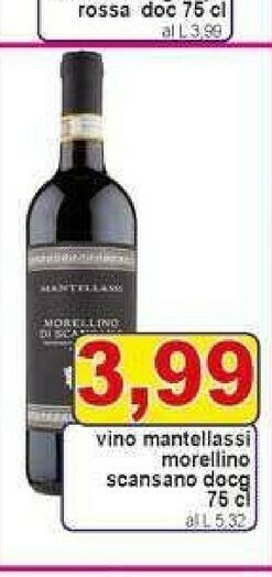 Gros Mantellassi Vino rosso offerta
