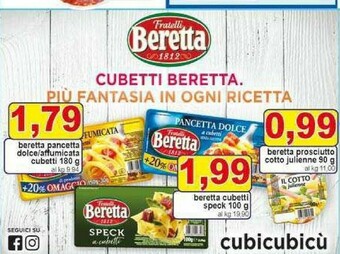 Gros Beretta Pancetta offerta