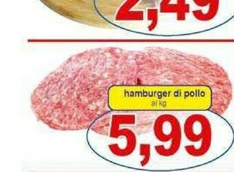 Gros Hamburger Di Pollo offerta