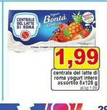 Gros Centrale del latte di roma Latte offerta