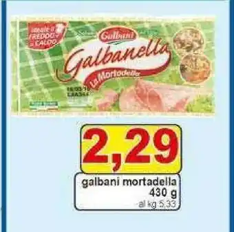 Gros Galbani Mortadella offerta