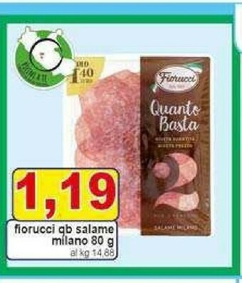 Gros Fiorucci Salame milano offerta