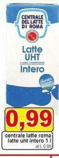 Gros Centrale del latte di roma Latte parzialmente scremato offerta