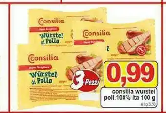 Pewex Consilia Wurstel di pollo offerta