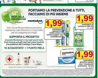 Pewex Mentadent Dentifricio offerta