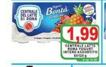 Gros Centrale del latte di roma Latte offerta