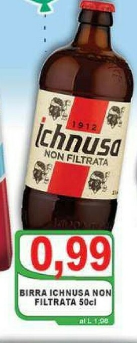 Gros Ichnusa Birra offerta