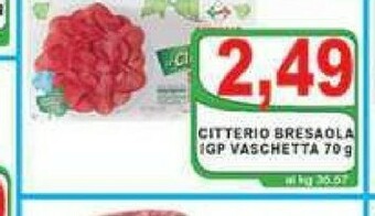 Gros Citterio Bresaola offerta