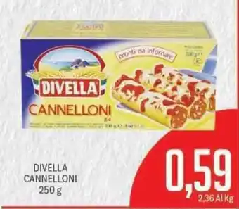 Supermercati Piccolo Divella Cannelloni 250 g offerta