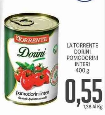 Supermercati Piccolo La Torrente Dorini Pomodorini Interi 400 g offerta