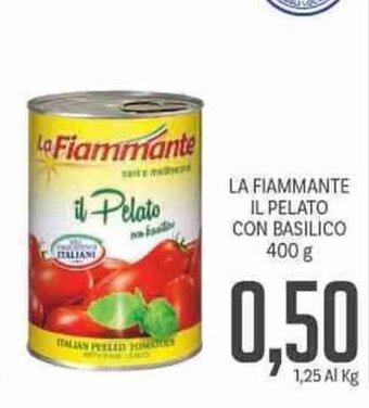 Supermercati Piccolo La Fiammante Il Pelato Con Basilico 400 g offerta