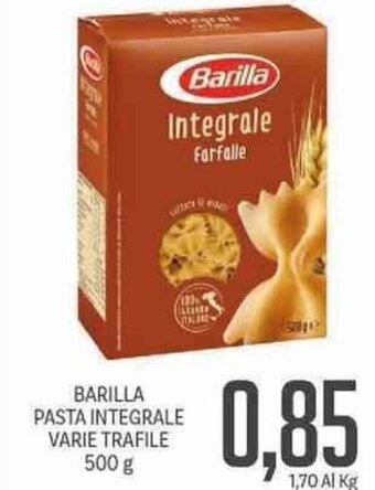 Supermercati Piccolo Barilla Pasta Integrale Varie Trafile 500 g offerta