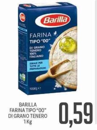Supermercati Piccolo Barilla Farina Tipo "00" Di Grano Tenero 1 kg offerta