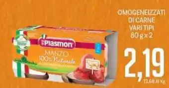 Omogeneizzati Di Carne Vari Tipi 80 g x 2