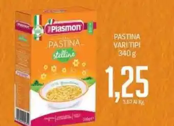 Supermercati Piccolo Pastina Vari Tipi 340 g offerta