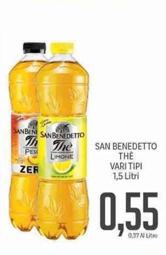 Supermercati Piccolo San Benedetto Thè Vari Tipi 1.5 Litri offerta