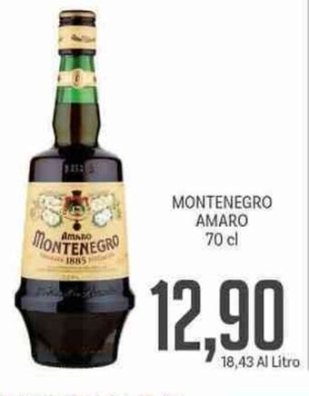 Supermercati Piccolo Montenegro Amaro 70 cl offerta
