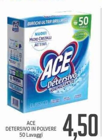 Supermercati Piccolo Ace Detersivo In Polvere 50 Lavaggi offerta