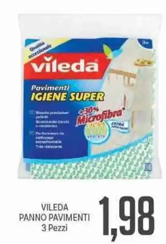 Supermercati Piccolo Vileda Panno Pavimenti 3 Pezzi offerta