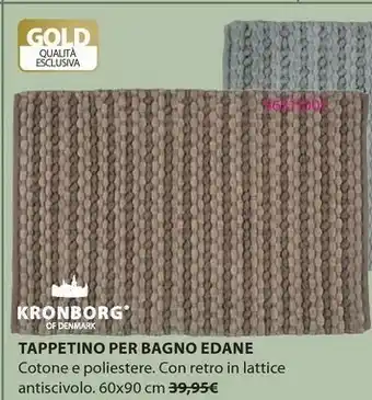 JYSK Kronborg Tappetino Per Bagno Spoedane offerta
