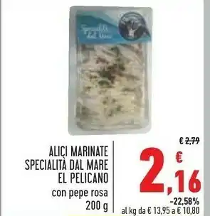 Conad Superstore Alici Marinate Specialità Dal Mare El Pelicano offerta