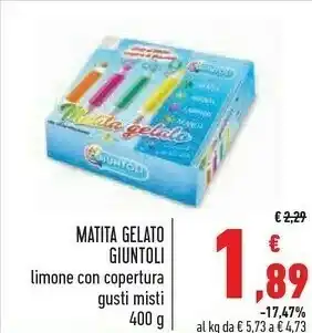 Conad Superstore Giuntoli Matita Gelato offerta