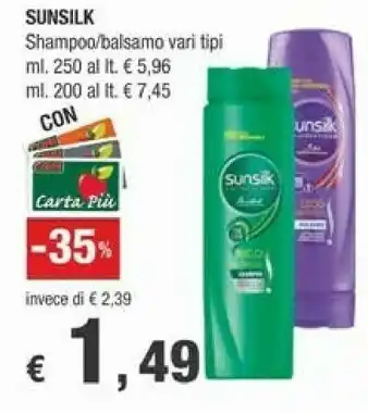 Sunsilk Shampoo Balsamo