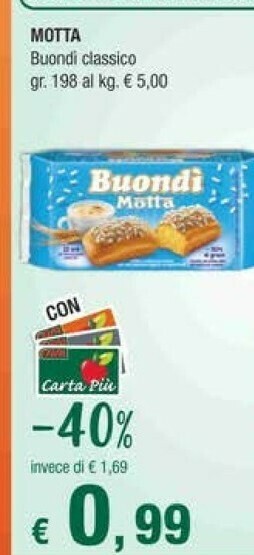 Crai Motta Buondì 198 G(ml) offerta