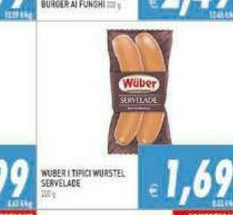 Supermercati Agorà Wuber Wurstel offerta