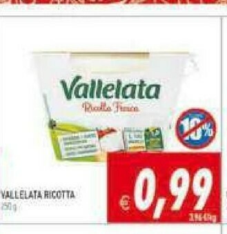 Supermercati Agorà Vallelata Ricotta offerta
