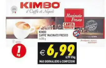 Supermercati Agorà Kimbo Caffè offerta
