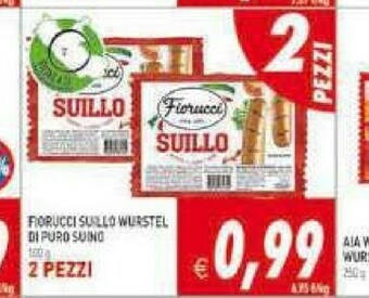 Supermercati Agorà Fiorucci Wurstel offerta