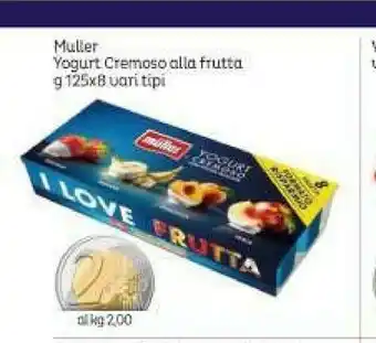 Elite Muller Yogurt Cremoso Alla Frutta 1000 G offerta
