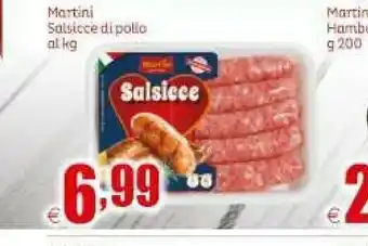 Elite Martini Salsicce Di Pollo 386 G(ml) offerta