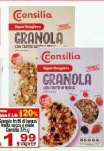CTS Supermercati Consilia Frutta secca offerta