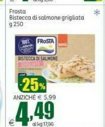 Elite Frosta Bistecca Di Salmone Grigliata 250 G(ml) offerta