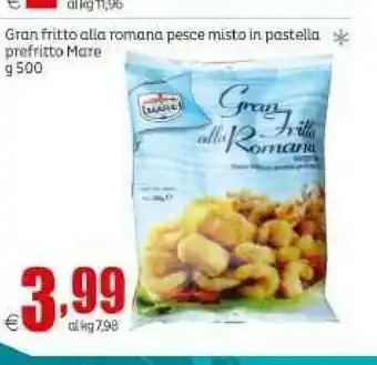 Mare Gran Fritto Alla Romana Pesce Misto In Pastella