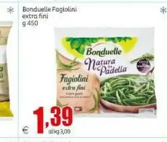 Elite Bonduelle Fagiolini Extra Fini Natura In Padella 450 G(ml) offerta