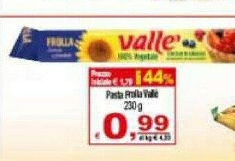 CTS Supermercati Vallè Pasta sfoglia offerta