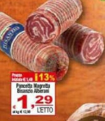 CTS Supermercati Pancetta offerta