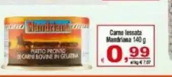 CTS Supermercati Mandriana Carne in scatola offerta