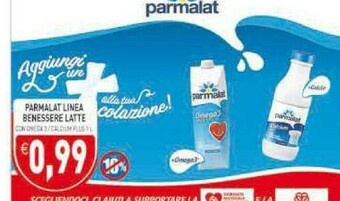 Gros Parmalat Latte parzialmente scremato offerta