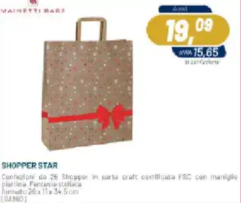 SHOPPER STAR Confezioni da 25